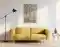 Abstraktes Bild aus weißer und schwarzer Acrylfarbe mit einer Kunststofffolie überzogen. Das Bild, das den Eindruck einer Schneepiste im Gebirge erweckt, hängt in einem Raum über einem Curry farbigem Sofa. | mixed-art - wolfram schäfers Abstraktes Bild aus weißer und schwarzer Acrylfarbe mit einer Kunststofffolie überzogen. Das Bild, das den Eindruck einer Schneepiste im Gebirge erweckt, hängt in einem Raum über einem Curry farbigem Sofa. | mixed-art - wolfram schäfers